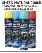 Shield Sheen Natural Assorted-200ml Each