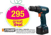 Stramm 12V Drill Driver SMM12CD