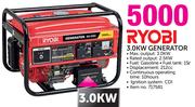Ryobi 3.0Kw Generator