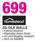 Homestead 20Ltr Silk Walls-Each