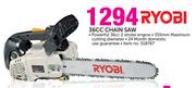 Ryobi 36cc Chain Saw
