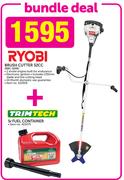Ryobi Brush Cutter 32cc(RBC-320E) + Trimtech 5Ltr Fuel Container