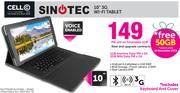 Sinotec 10" 3G Wi-Fi Tablet-On Smartdata 1GB