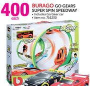 Burago Go Gears Super Spin Speedway-Each