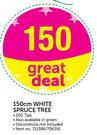150cm White Spruce Tree
