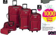 Mainstays 5 Piece Travel Set Red-Per Set