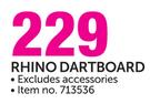 Rhino Dart Board