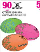 Gilbert Attack Rugby Ball-Each