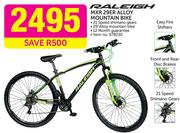 Raleigh MXR 29ER Alloy Mountain Bike