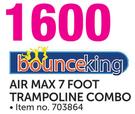 Bounce King Air Max 7 Foot Trampoline Combo