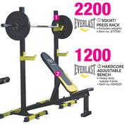 Everlast Hardcore Adjustable Bench