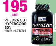 USN Phedra Cut Hypercore-60's Each