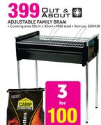 Out & About Adjustable Family Braai