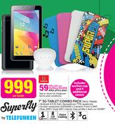 Superfly By Telefunken 7" 3G Tablet Combo Pack(TELC-73GIQ)