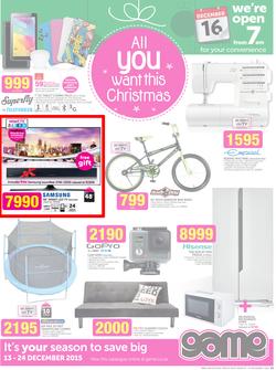 Game : All You Want This Christmas (13 Dec - 24 Dec 2015), page 1