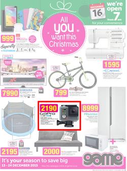 Game : All You Want This Christmas (13 Dec - 24 Dec 2015), page 1