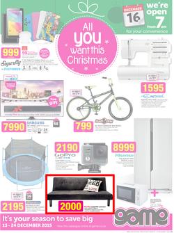 Game : All You Want This Christmas (13 Dec - 24 Dec 2015), page 1