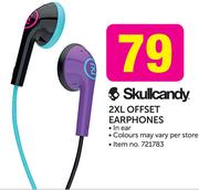 SkullCandy 2xL Offset Earphones