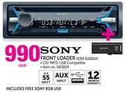 Sony Front Loader CDXG1151U-Each