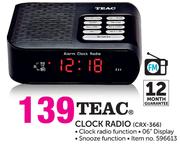Teac Clock Radio CRX-366