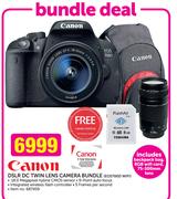 Canon DSLR DC Twin Lens Camera Bundle(EOS700D WiFi)