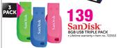 SanDisk 8GB USB Triple Pack