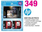 HP 650 Value Pack