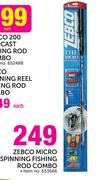Zebco Micro Spinning Fishing Rod Combo
