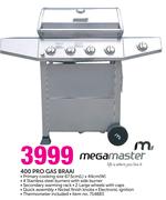 Megamaster 400 Pro Gas Braai