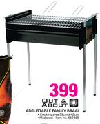 Out & About Adjustable Family Braai