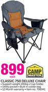 Camp Master Classic 750 Deluxe Chair-Each