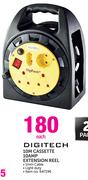Digitech 10M Cassette 10Amp Extension Reel-Each