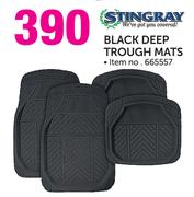 Stingray Black Deep Trough Mats