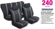 Stingray 6 Piece Sport Seat Covers Set-Per Set