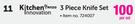 Kitchen 3 Piece Knife Set-Per Set