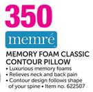 Memre Memory Foam Classic Contour Pillow
