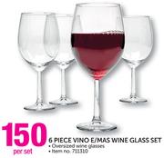 6 Piece Vino E/Mas Wine Glass Set-Per Set