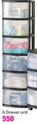 Addis 6 Drawer Unit