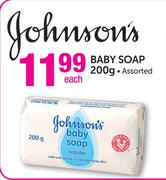 Johnson's Baby Soap Assorted-200g