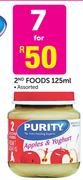 Purity 2nd Foods Assorted-7x125ml