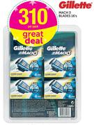 Gillette Mach 3 Blades-16's Per Pack