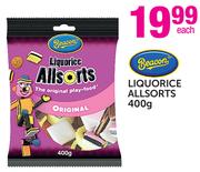 Beacon Liquorice All sorts-400g Each