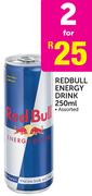 Redbull Energy Drink Assorted-2x250ml