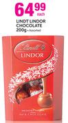 Lindt Lindor Chocolate Assorted-200g Each