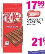 Nestle Chocolate Slabs Assorted-150g Each
