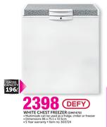 Defy White Chest Freezer(DMF470)