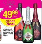 JC Le Roux La Fleurette, Domaine Or La Chanson-750ml Each