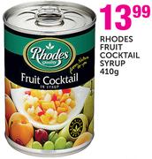 Rhodes Fruit Cocktail Syrup-410g