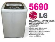 LG 16kg Metallic Top Load Washing Machine T1603TEFTS AF