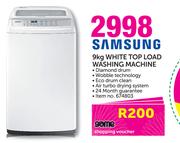 Samsung 9kg White Top Load Washing Machine
